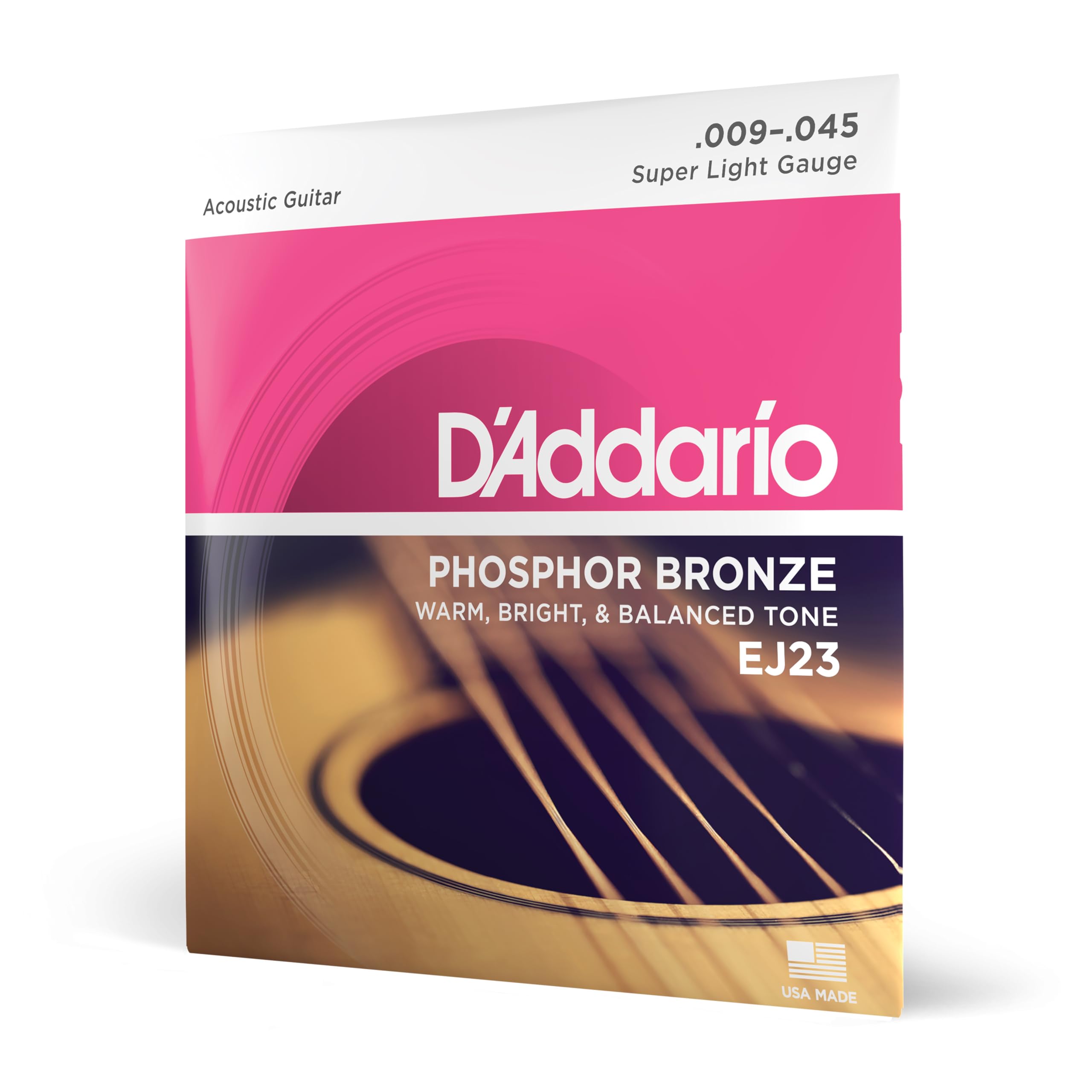 Amazon.com: D'Addario EJ23 Phosphor Bronze Acoustic Guitar Strings